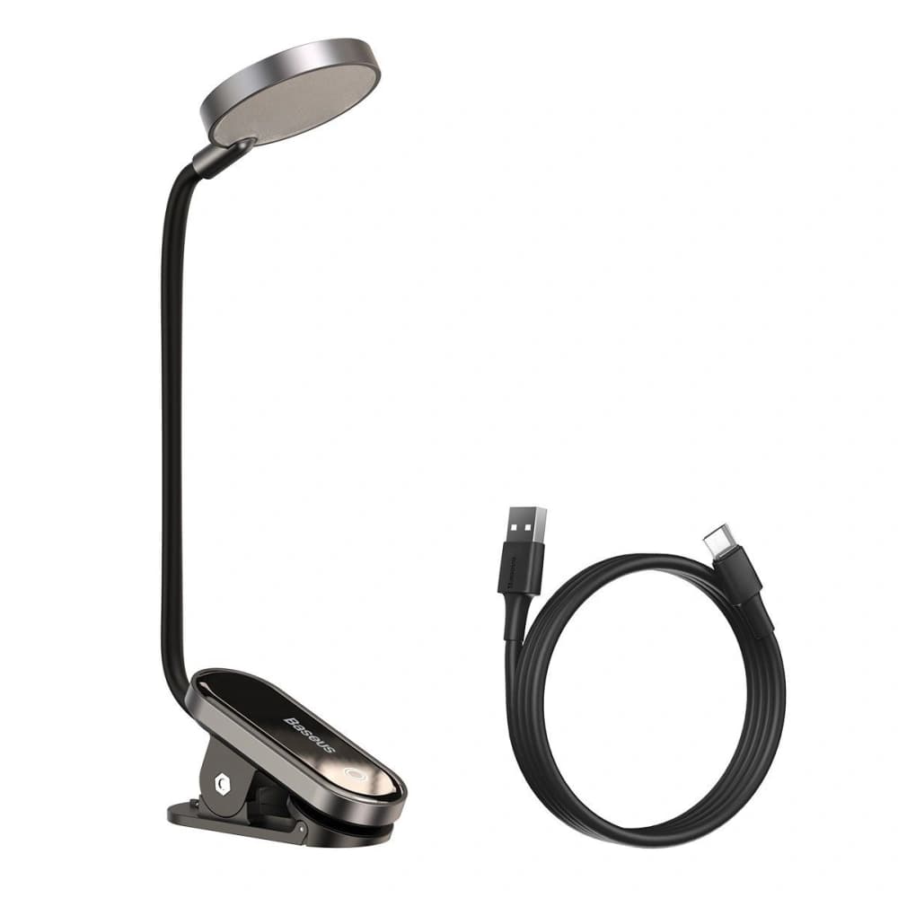 Baseus Schreibtischlampe Comfort Reading, mit Clip (grau)