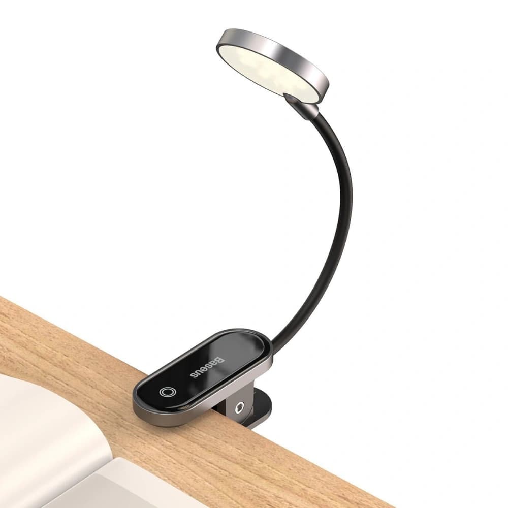 Baseus Schreibtischlampe Comfort Reading, mit Clip (grau) - 2