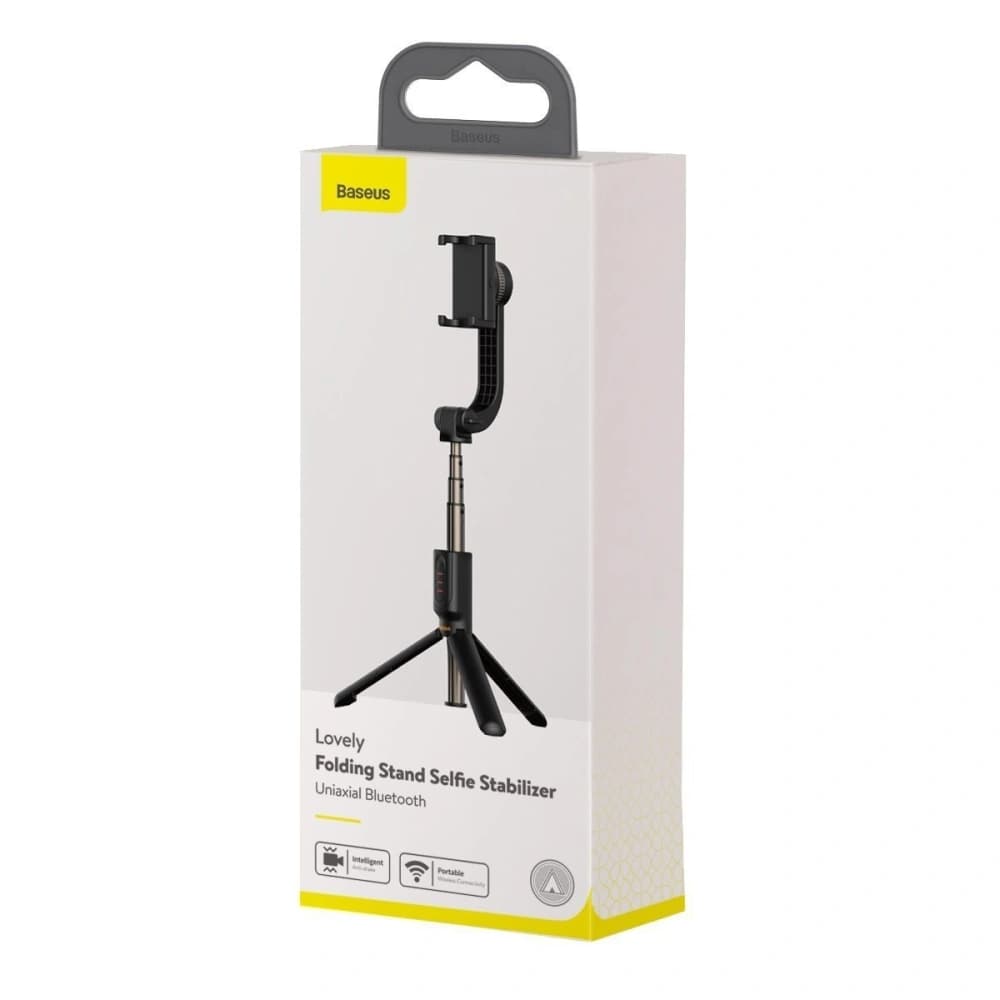 Gimbal unghiular / selfie stick / trepied Baseus Lovely cu funcție de trepied, Bluetooth (negru) - 8
