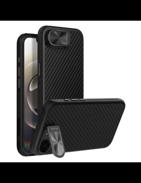Nillkin CarboProp Magnetisch für Apple iPhone 16e schwarz