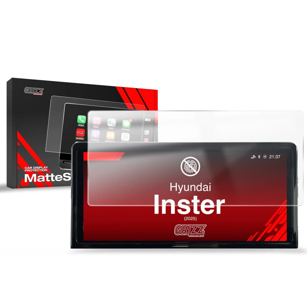 Matte GrizzGlass CarDisplay Protection Hyundai Inster 10,25" (2025) - 1
