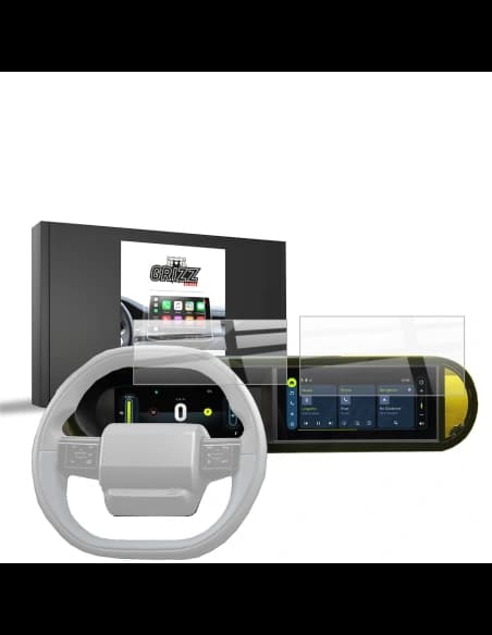 Ceramic GrizzGlass CarDisplay Protection Fiat Grande Panda 10,25" (2025) [2in1]