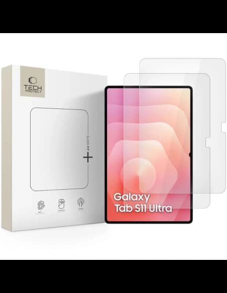Tech-Protect Glass Fit+ Samsung Galaxy Tab S8 Ultra / S9 Ultra / S10 Ultra / S11 Ultra 14.6 Átlátszó [2 CSOMAG]