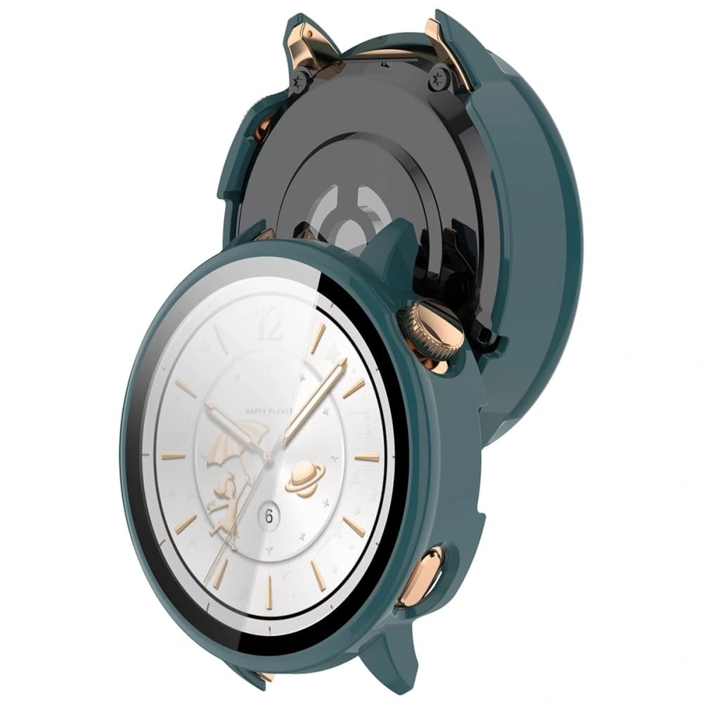 Bizon Case+Glass Watch OnePlus Watch 3 43 mm green