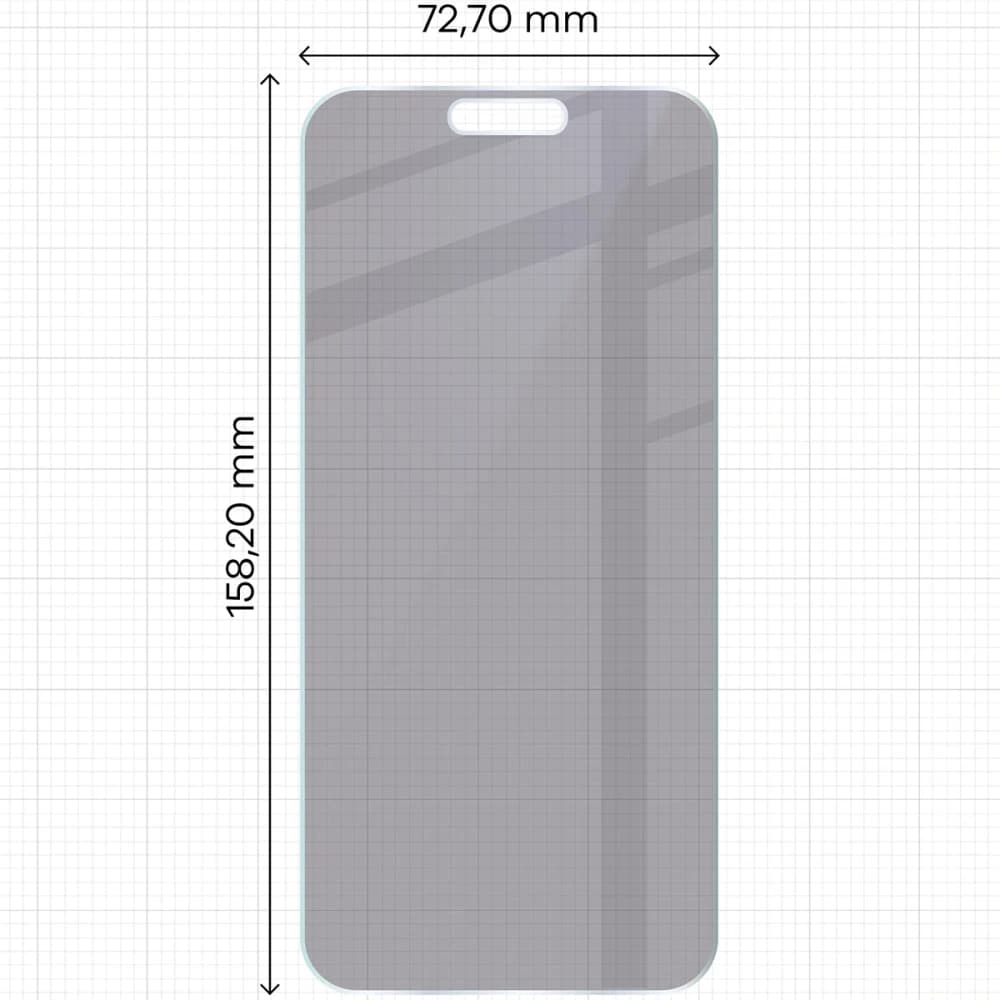 Bizon Glass Mule Shadow Apple iPhone 16 Pro Max mat - 2