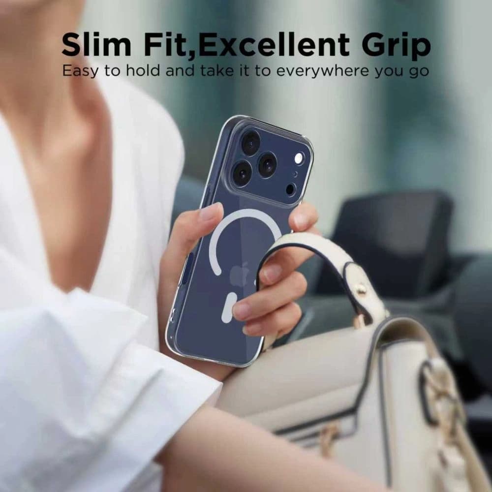 Tech-Protect Flexair MagSafe Apple iPhone 17 Pro Transparent - 4