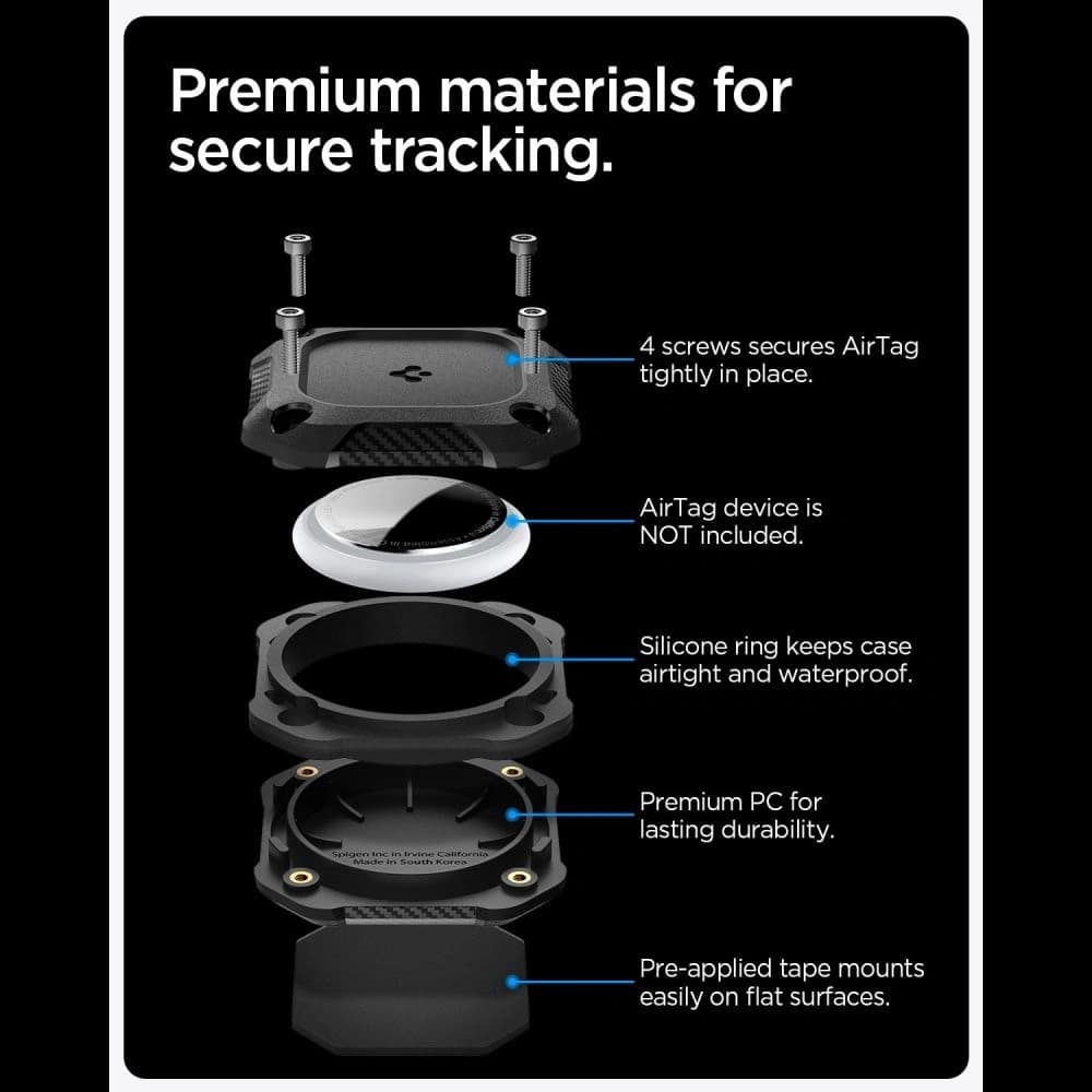 Spigen Tough Armor Apple AirTag 1 / 2 Negru - 15