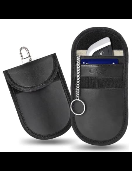 Tech-Protect KLR100 Pouch Keyless RFID Signal Blocker Case Black/black