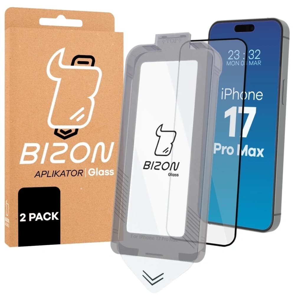 Bizon Glass Aplikátor Apple iPhone 17 Pro Max [2 BALENÍ] - 1