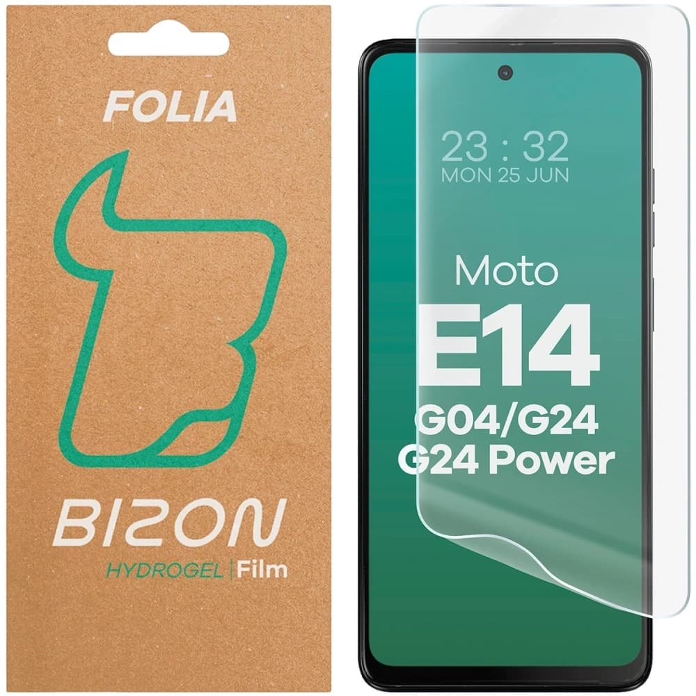 Bizon Glass Hydrogel Față Motorola Moto G04 / G24 / G24 Power / E14