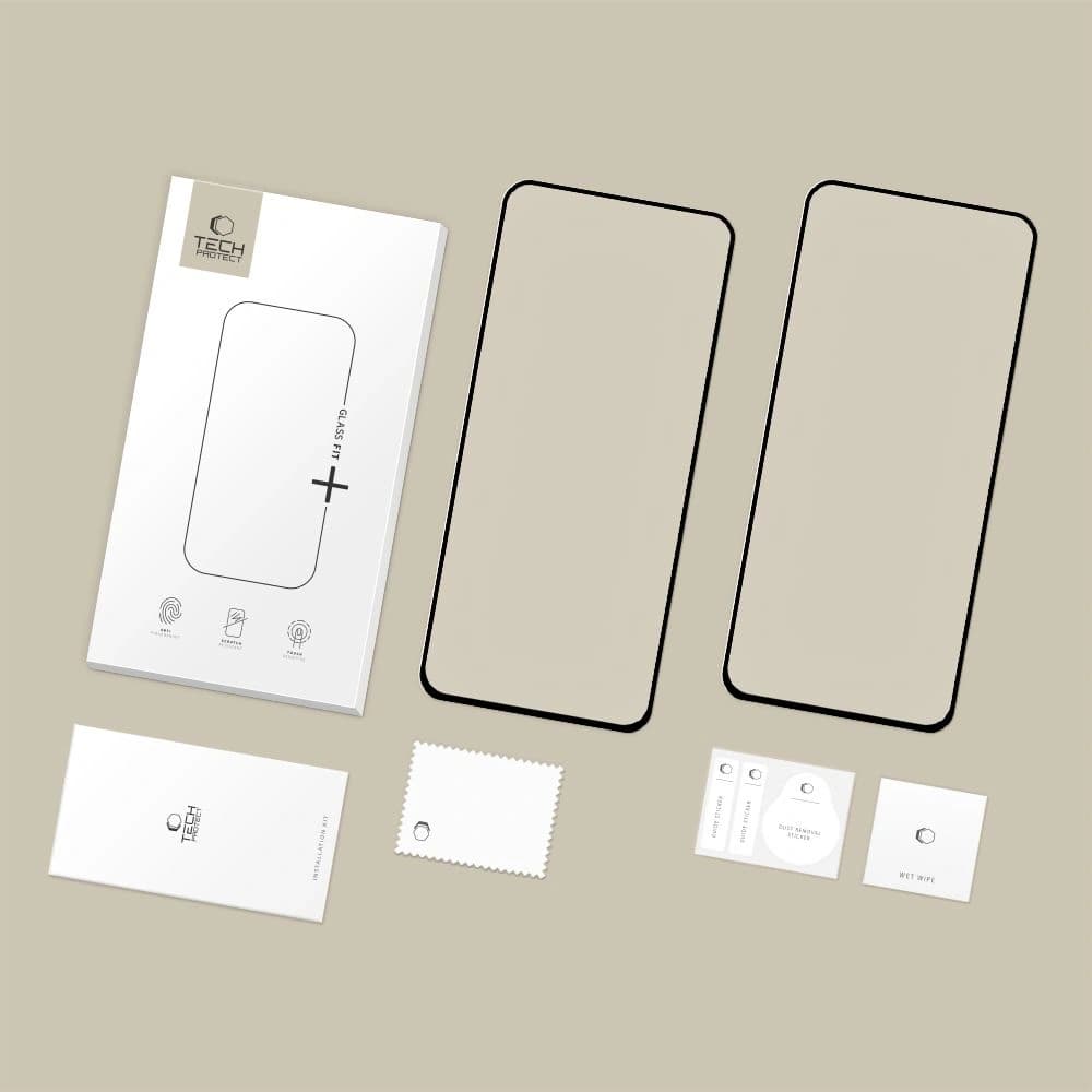 Tech-Protect Glass Fit+ Samsung Galaxy S25 FE Černá [2 BALENÍ] - 7