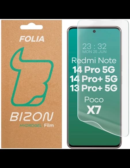 Bizon Glass Hydrogel Front Xiaomi Redmi Note 13 Pro Plus 5G / Redmi Note 14 Pro 5G / Redmi Note 14 Pro Plus 5G / POCO X7