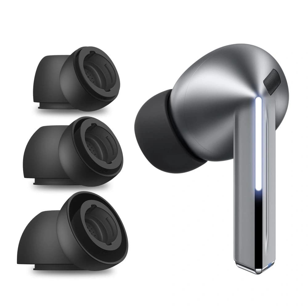 Tech-Protect Dopuri pentru urechi Samsung Galaxy Buds 3 Pro Gri [3 PACHET] - 1