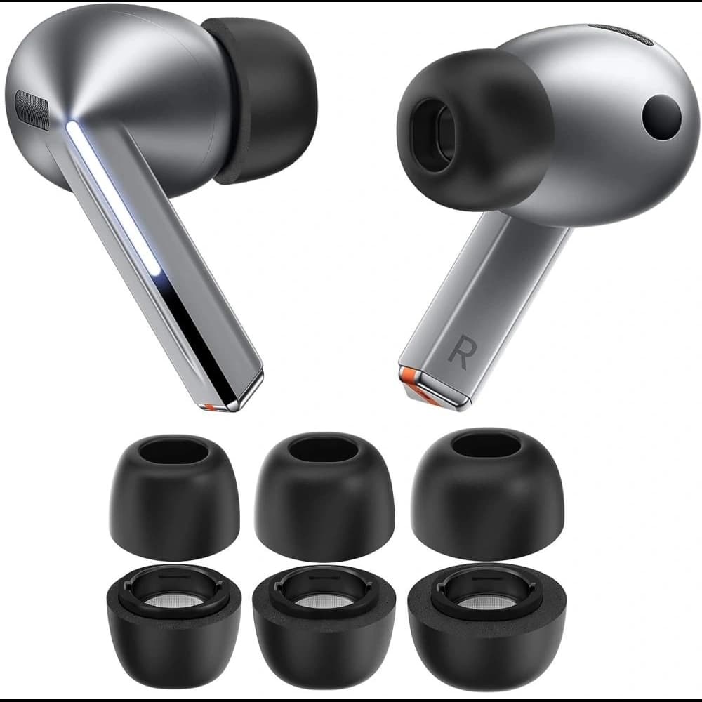 Tech-Protect Dopuri pentru urechi Samsung Galaxy Buds 3 Pro Gri [3 PACHET] - 2