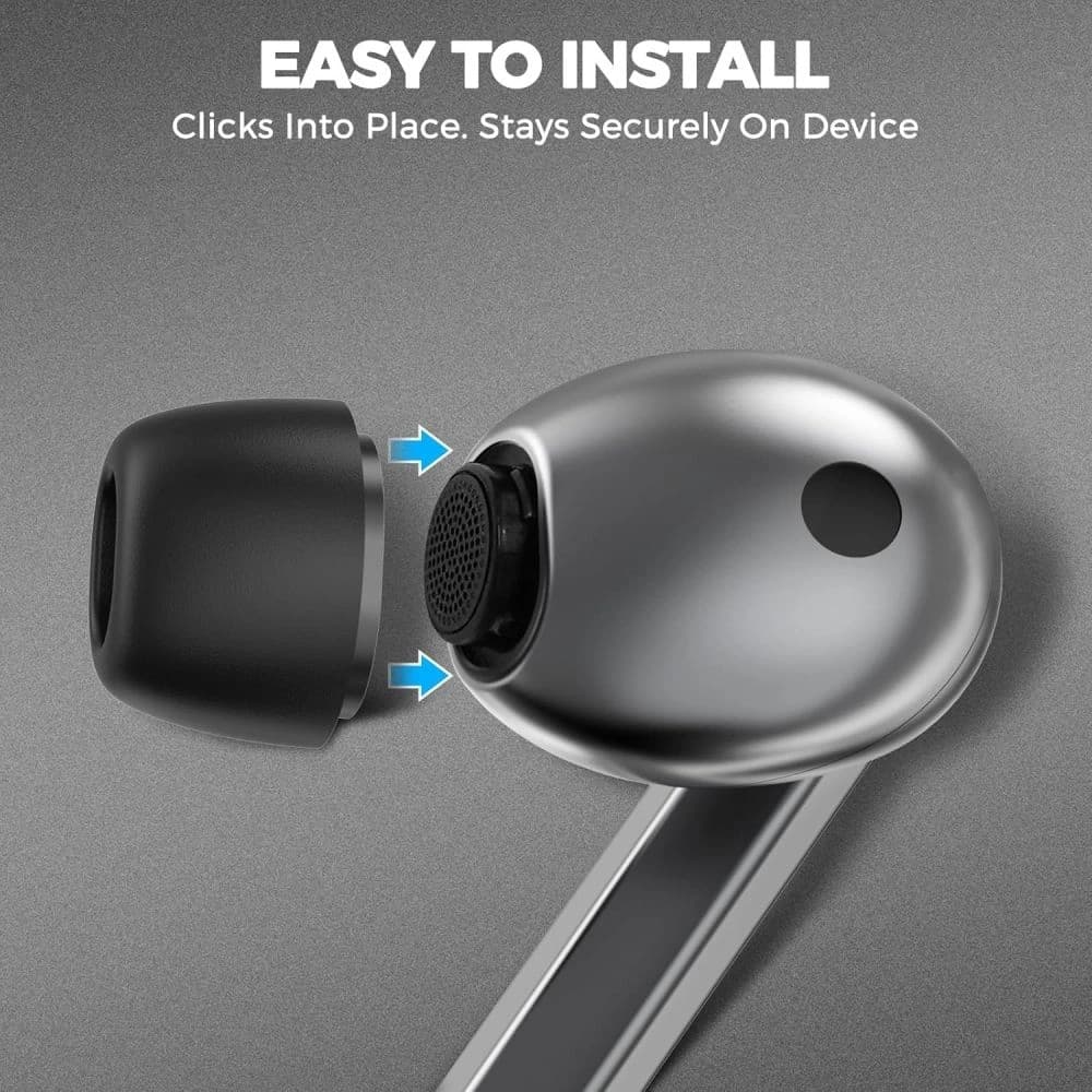 Tech-Protect Dopuri pentru urechi Samsung Galaxy Buds 3 Pro Gri [3 PACHET] - 4