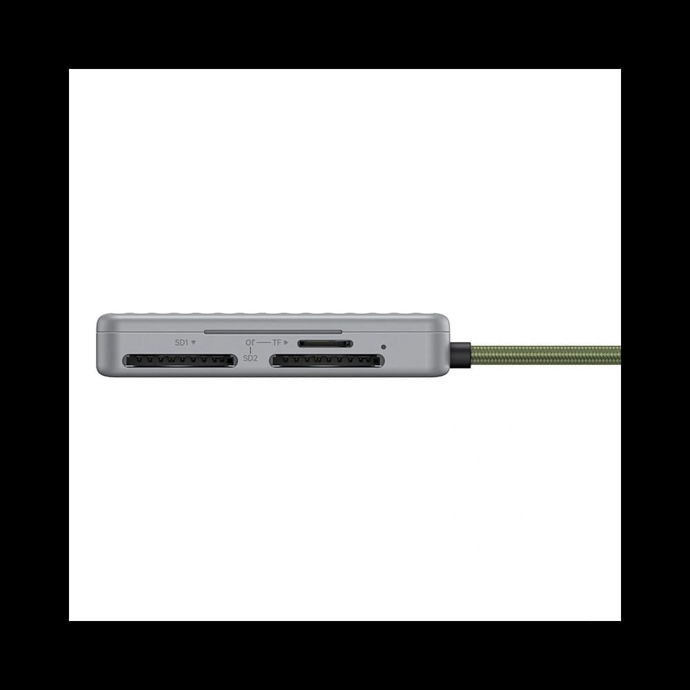 UGREEN CM868 Cititor de carduri USB-C 2xSD1xTF 170MB/s (gri) - 4