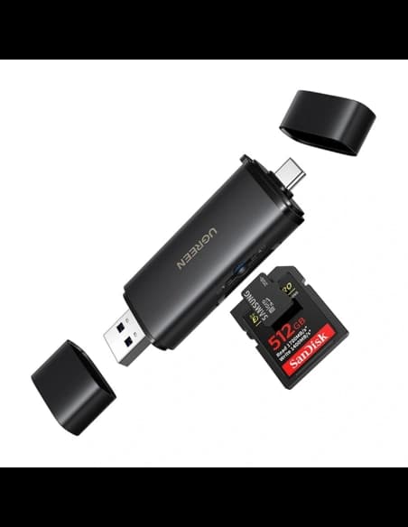 UGREEN CM803 Cititor de carduri USB-C / USB-A SD/TF 312MB/s