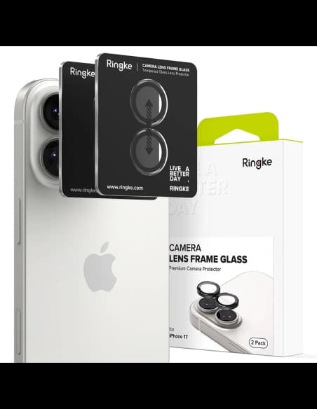 Ringke Ochranný rám na kameru Apple iPhone 17 Černý [2 BALENÍ]