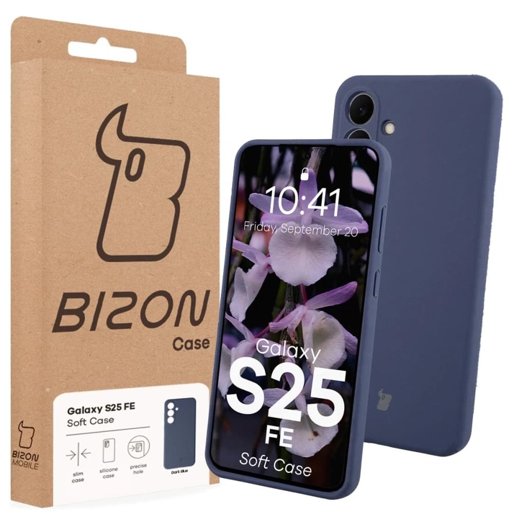 Bizon Soft Case Samsung Galaxy S25 FE navy blue - 7