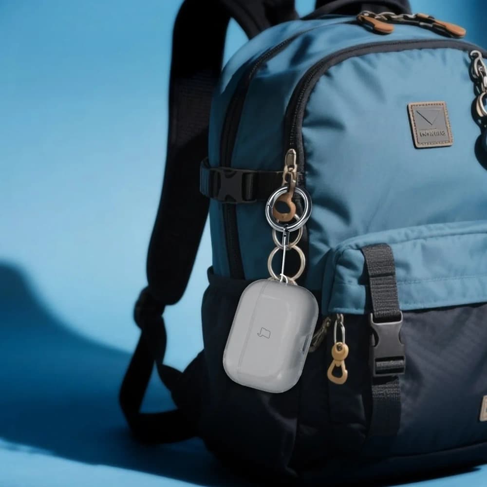 Căști Bizon Case Clear Apple AirPods Pro 3 clear-black - 5