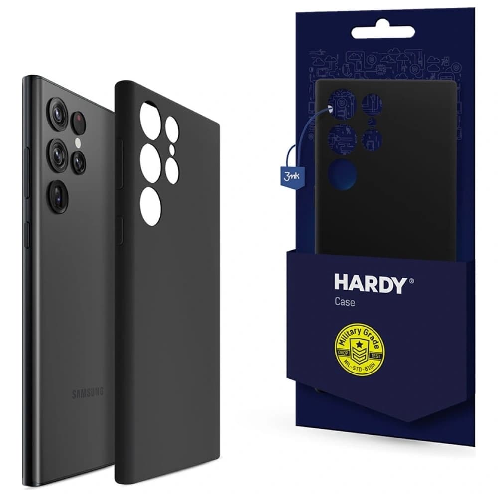 3MK Hardy silikonový MagCase pro Samsung Galaxy S24 Ultra černý - 1