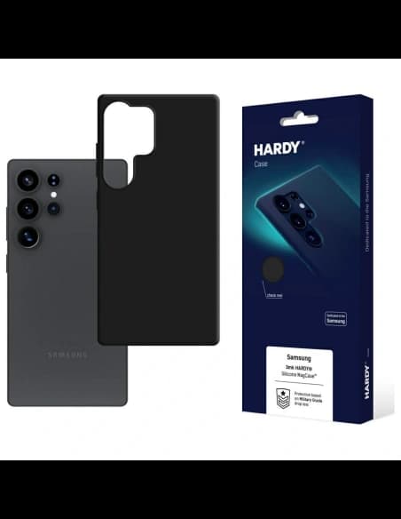 3MK Hardy silikonový MagCase pro Samsung Galaxy S25 Ultra černý