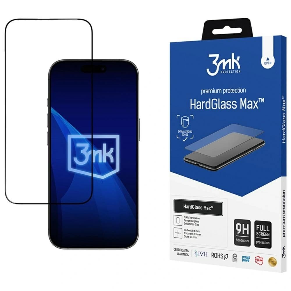 3MK HardGlass Max Apple iPhone Air negru - 1