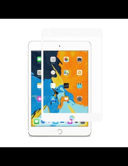 Védő, tükröződésmentes fólia Moshi iVisor AG Apple iPad mini 7.9 2015/2019 (4. és 5. generáció) (fehér keret)