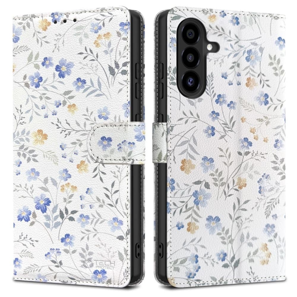 Tech-Protect Wallet Samsung Galaxy A26 5G / A17 4G / 5G Frühlingsblumen - 1