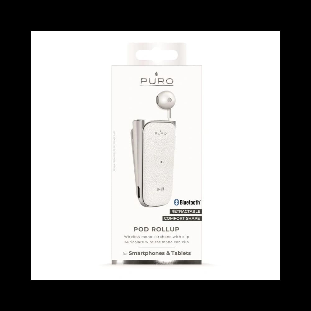 PURO Pod Rollup Bluetooth Earphone (white) - 2