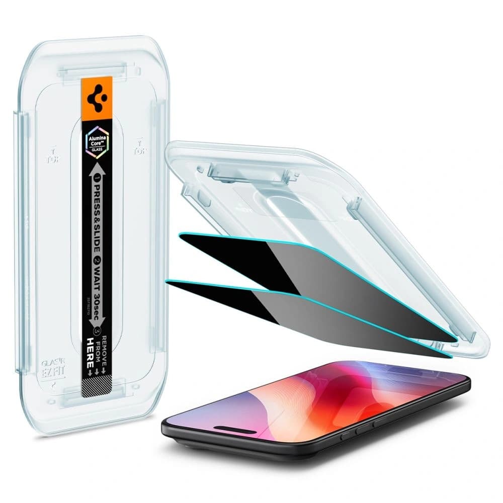 Spigen Glas.tr ez Fit Apple iPhone Air Privacy [2 PACHET] - 2