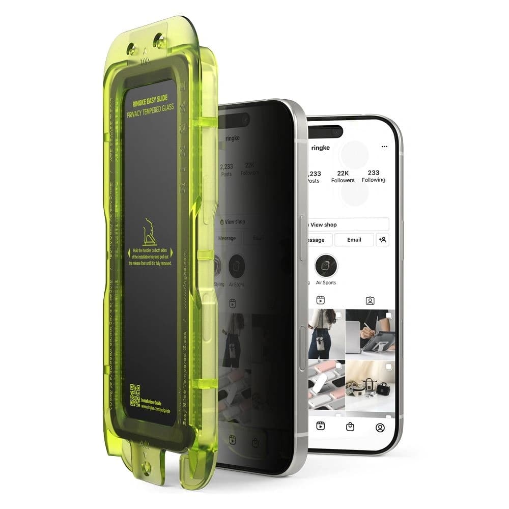 Ringke Easy Slide Apple iPhone 17 Ochrana soukromí [2 BALENÍ] - 2