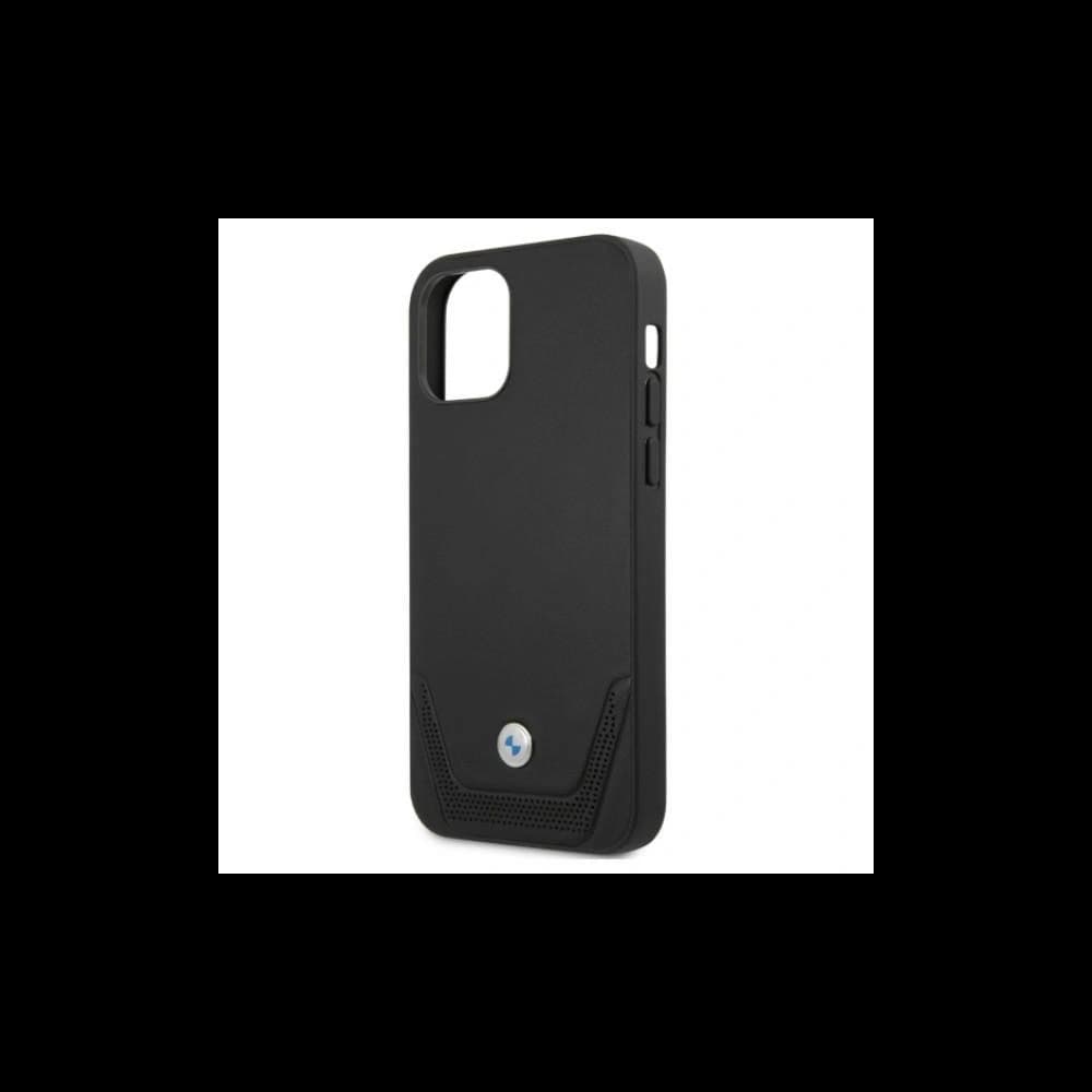 [CR] Etui BMW BMHCP12MRSWPK Apple iPhone 12/12 Pro fekete/black hardcase Bőr perforált - 6