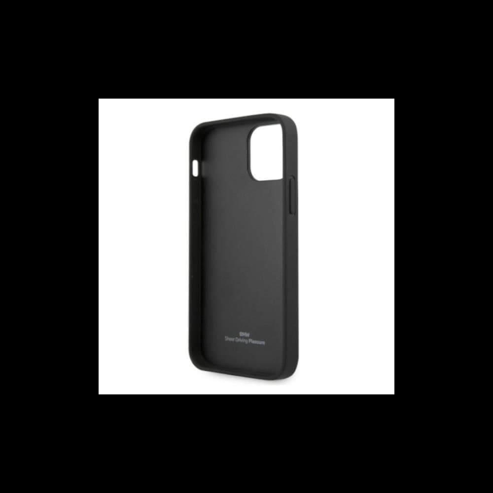 [CR] Etui BMW BMHCP12MRSWPK Apple iPhone 12/12 Pro fekete/black hardcase Bőr perforált - 7