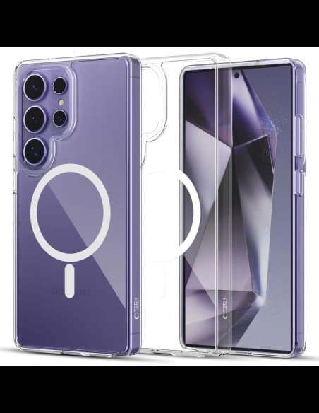 [CR] Etui Tech-Protect Flexair Hybrid MagSafe Samsung Galaxy S25 Ultra Clear