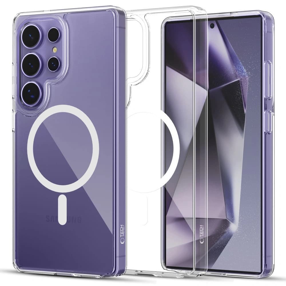 [CR] Etui Tech-Protect Flexair Hybrid MagSafe Samsung Galaxy S25 Ultra Clear - 1