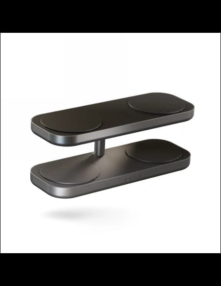 ZENS Quattro Wireless Charger Pro 4 Qi2 für vier Geräte (4x15W) kompatibel mit MagSafe schwarz