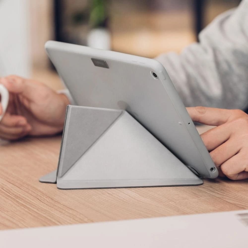 Etui Moshi VersaCover origami Apple iPad 9.7 2017/2018 (5. și 6. generație) (Gri Piatră) - 5