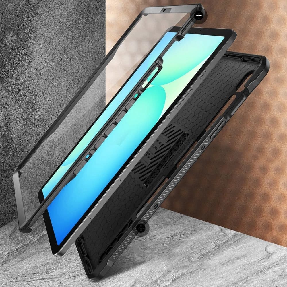Etui Supcase Unicorn Beetle Pro do Samsung Galaxy Tab S9 11.0 / S9 FE / S10 FE / S10 Lite 10.9 X710 / X716b / X510 / X516b / X520 / X526 / X400 / X406b Black - 3