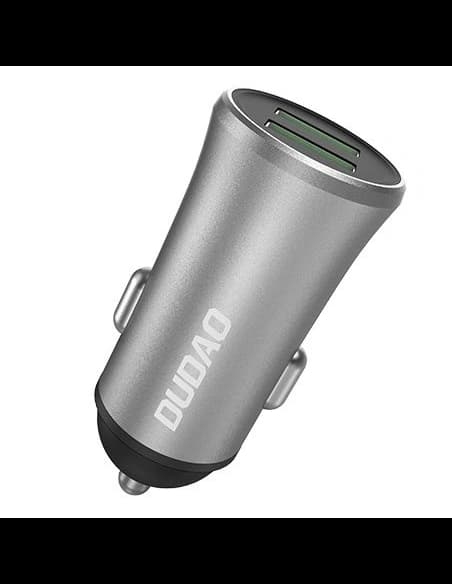 Încărcător auto DUDAO R6S 3.4A 2xUSB-A argintiu