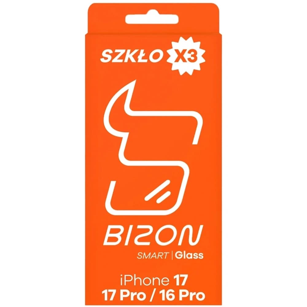 Bizon Smart 2.5D Sklo Apple iPhone 17 / 17 Pro / 16 Pro [3 BALENÍ] - 4