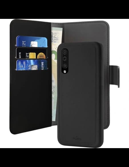 PURO Wallet Detachable 2in1 Samsung Galaxy A50/A50s/A30s (black)