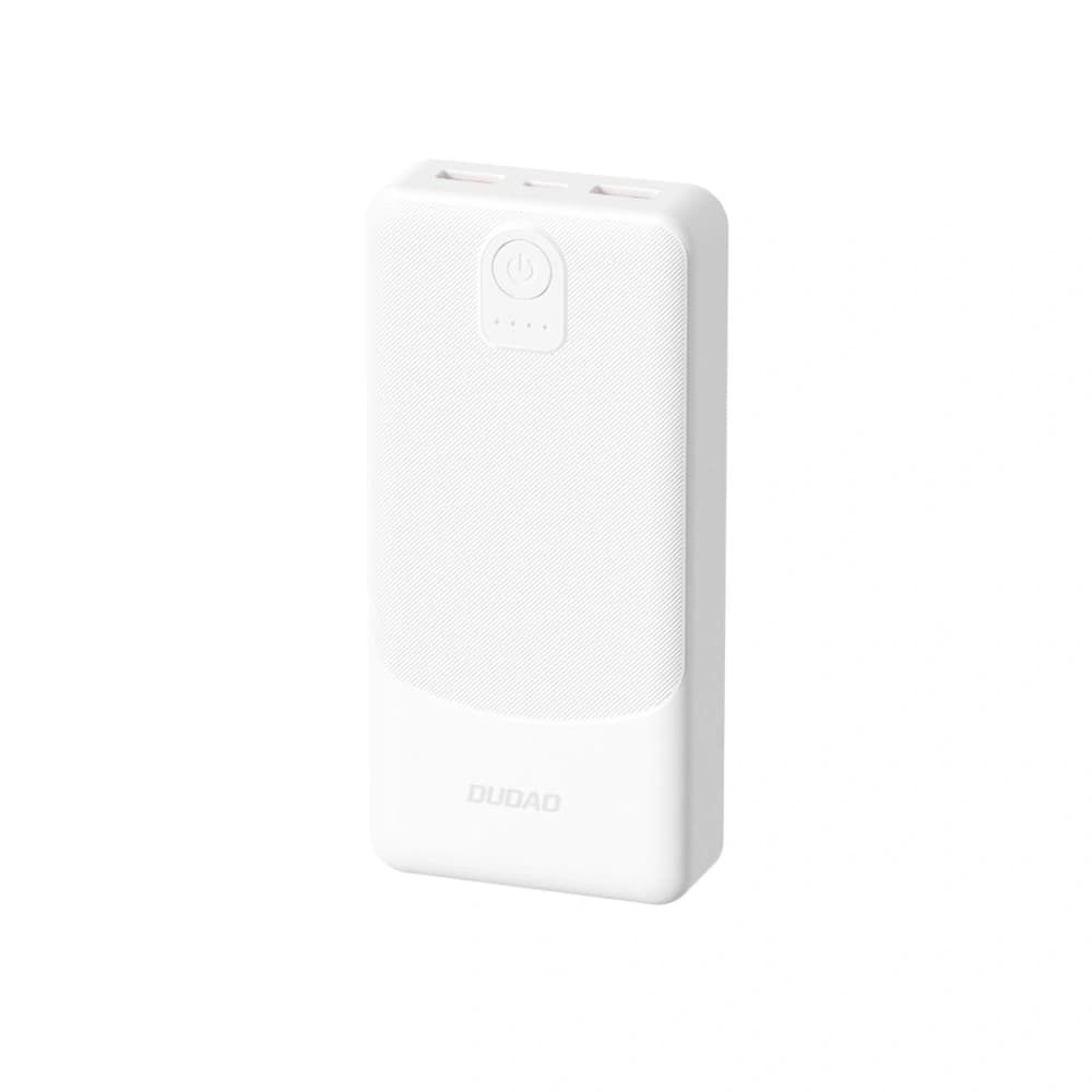 DUDAO K10 Powerbank 10000mAh 2.4A 2xUSB-A weiß - 1