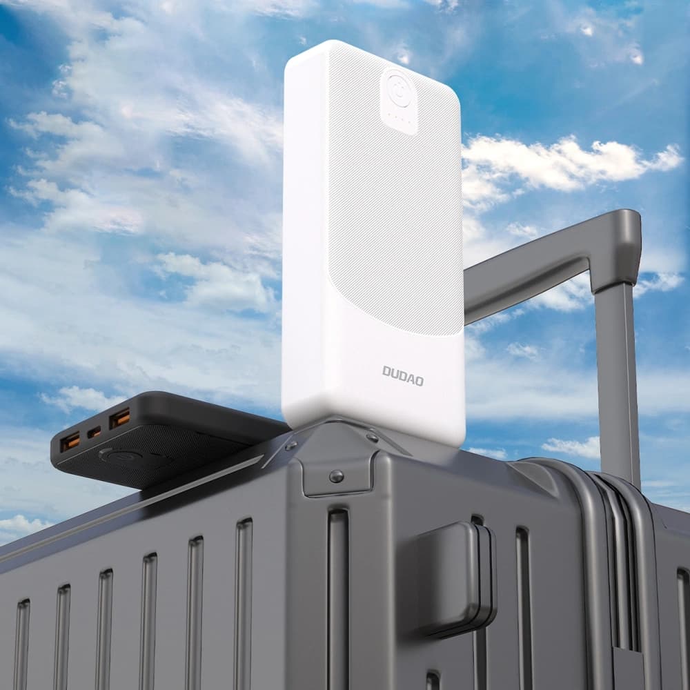 DUDAO K10 Powerbank 10000mAh 2.4A 2xUSB-A weiß - 4