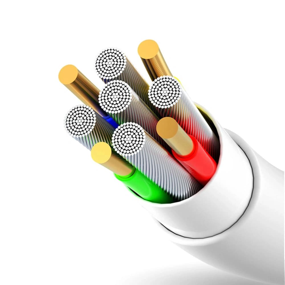 Cablu DUDAO L2T USB-A / USB-C 5A 1m alb - 6