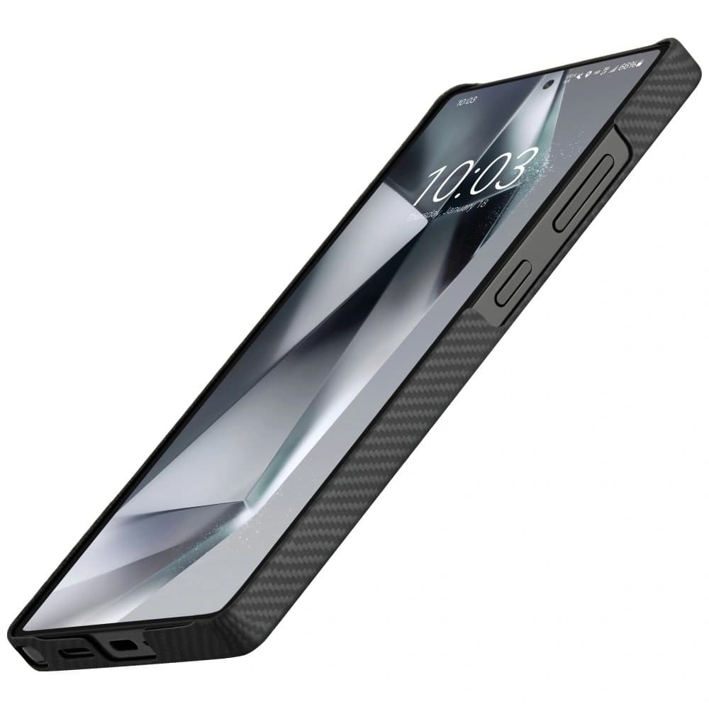 PITAKA Ultra-Slim MagSafe Samsung Galaxy S25 Ultra černá šedá - 5