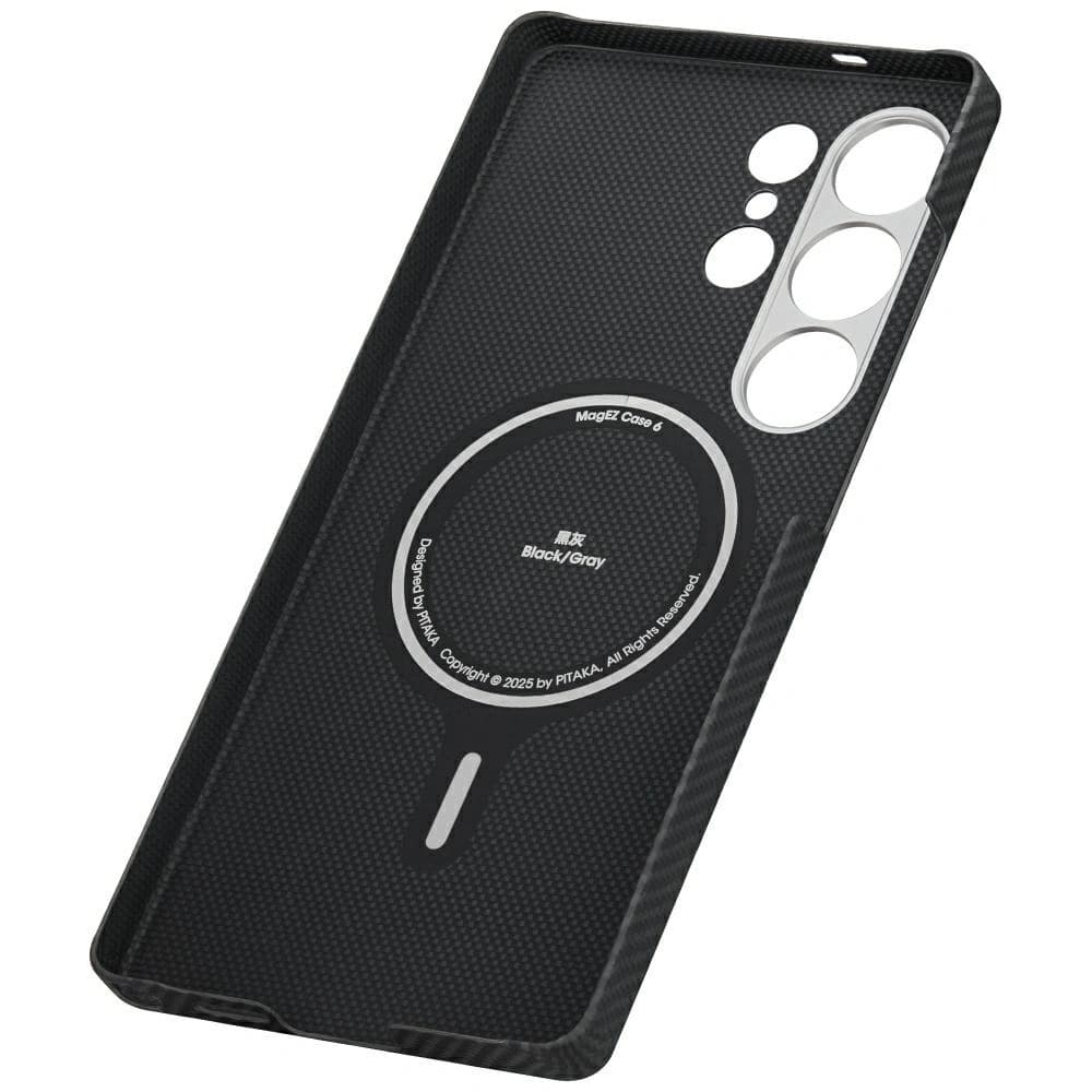 PITAKA Ultra-Slim MagSafe Samsung Galaxy S25 Ultra černá šedá - 10