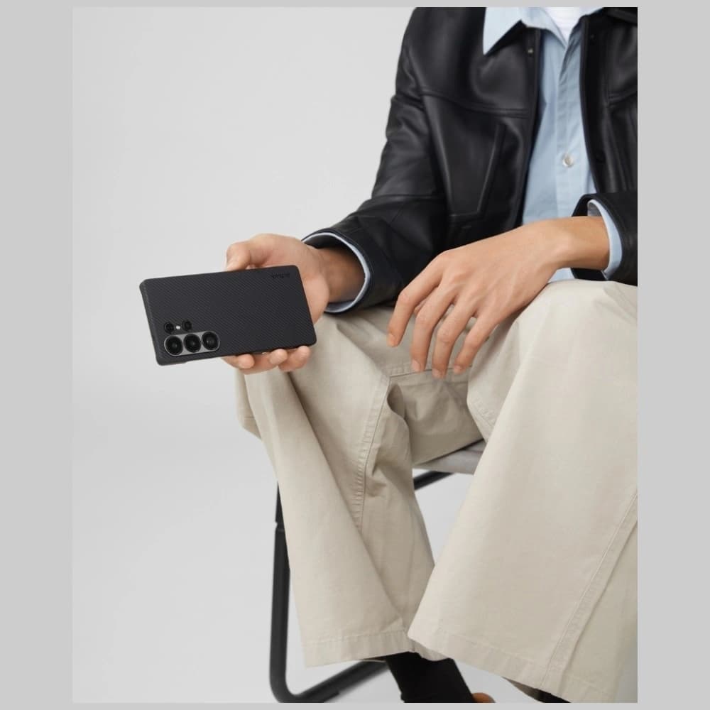 PITAKA Ultra-Slim MagSafe Samsung Galaxy S25 Ultra černá šedá - 13