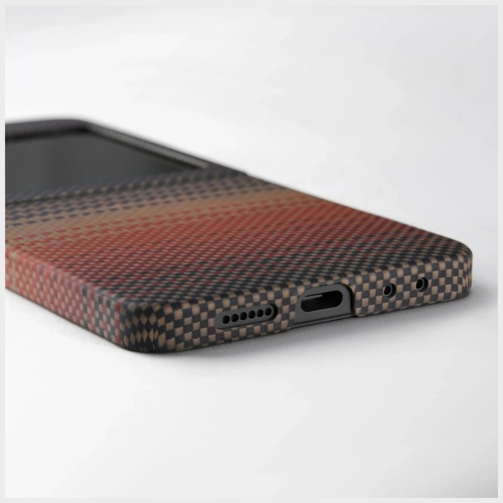 PITAKA Ultra-Slim MagSafe Samsung Galaxy Z Flip7 západ slunce - 5