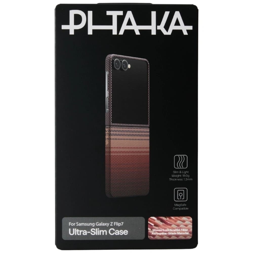 PITAKA Ultra-Slim MagSafe Samsung Galaxy Z Flip7 západ slunce - 7
